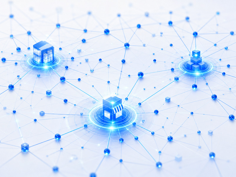 Abstract illustration representing e-commerce systems integration